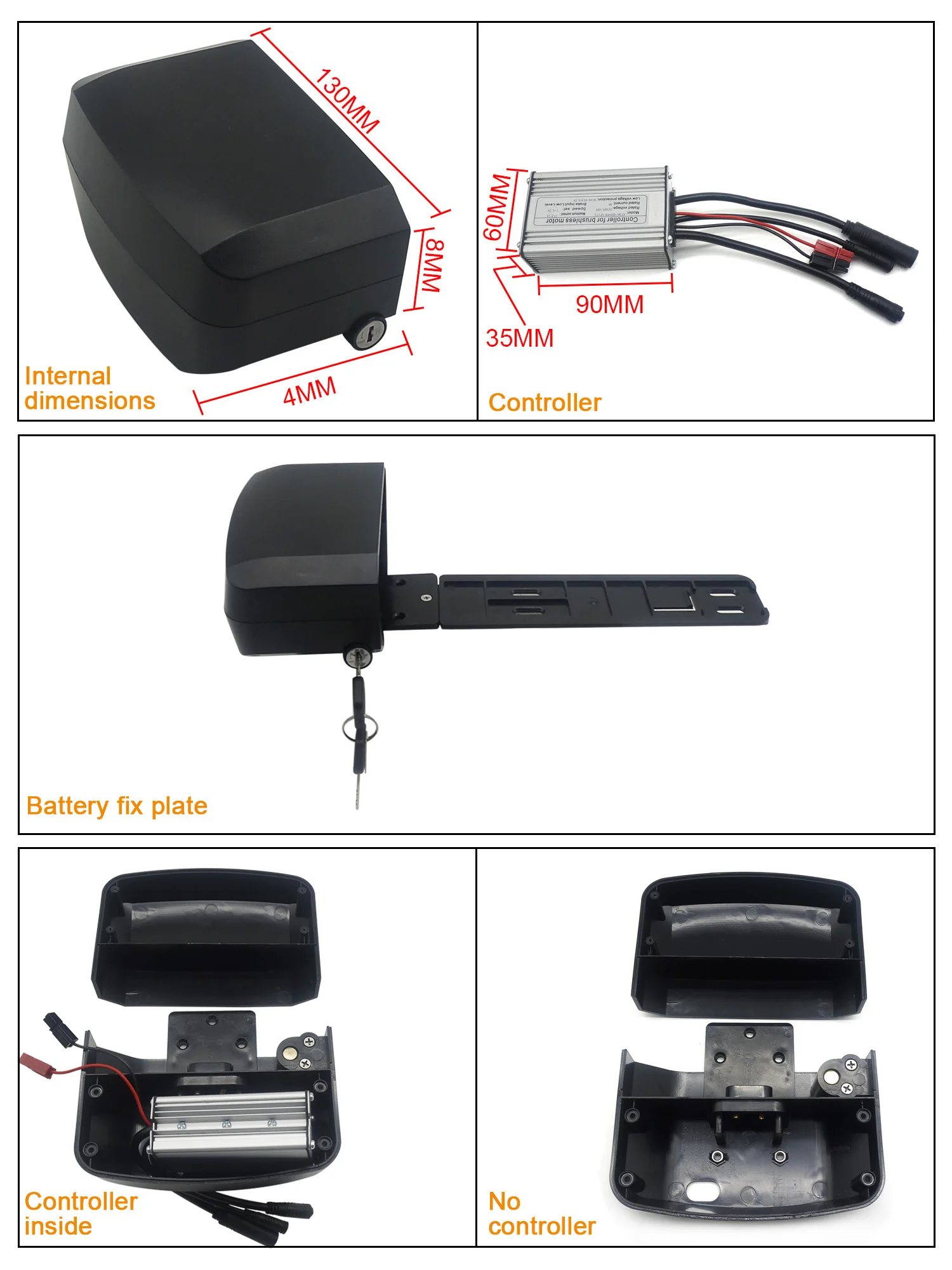 Sale Okfeet 48V Electric Bike Battery Pack Electric Bicycle LG  48V 19.2Ah 28Ah Ebike Rear Rack Battery EBike Lithium Battery 0