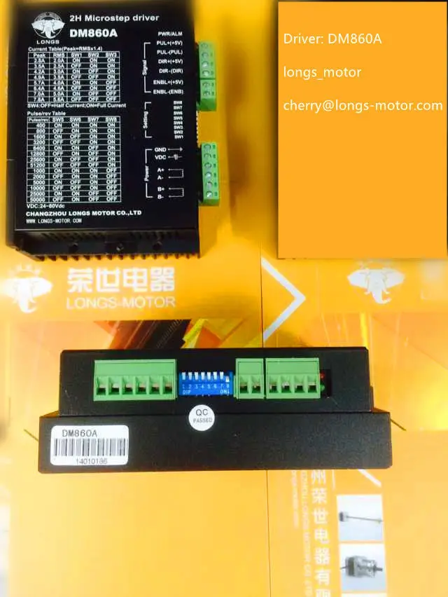 США/DE SHIP 3 осевой шаговый двигатель Nema 34 1232OZ IN 34HS1456 & driver DM860A 3pcs power CNC плазменный и