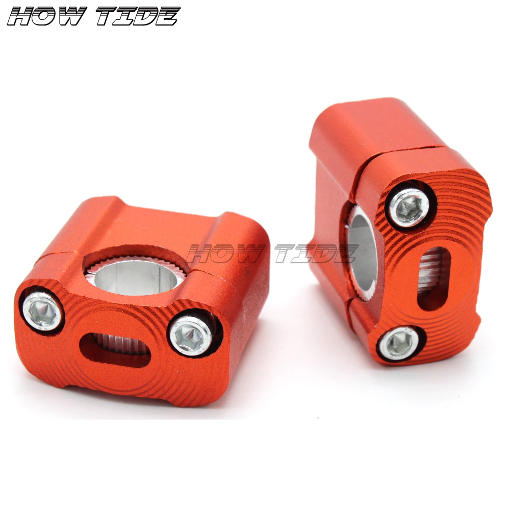 

Motorcycle Bar Clamps Riser Handlebar Risers for 22MM 7/8"-28MM 1-1/8 Fat Bar Pit Dirt Motor BikeOff Road 22mm 28mm