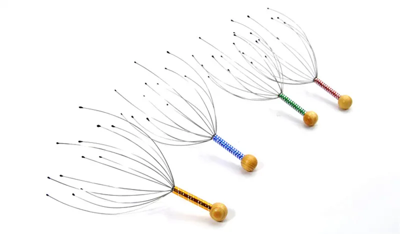 2 шт./партия массажёр кожи головы снятие стресса Расслабление головы нервы концы массажные коготки Tens обезболивающий массажер для тела
