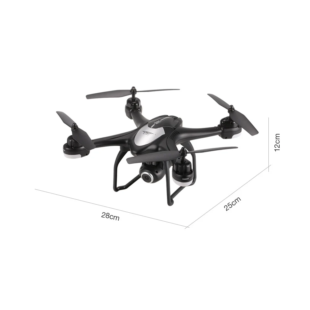 S30W 2.4G 720P HD Camera Drone Wifi FPV RC Quadcopter Selfie Drone GPS Positioning One-Key Return RC Dron Helicopter (11)