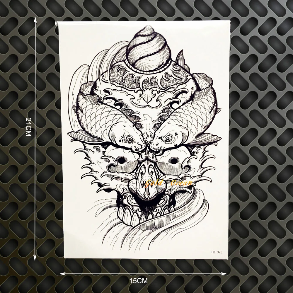 Gambar Sketsa Ikan Koi Hitam Putih