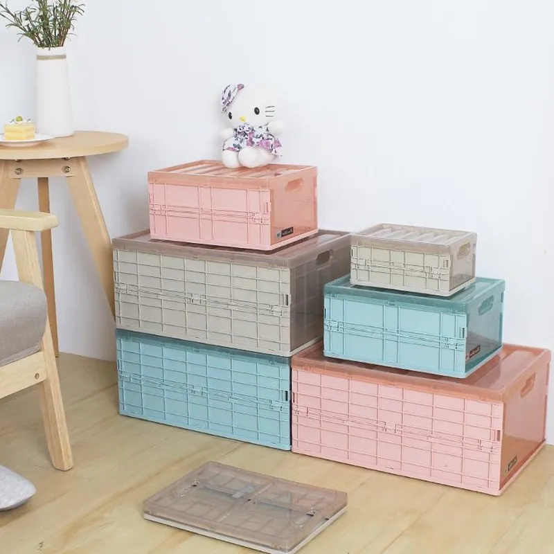

Foldable Combinable Storage Boxes Multifunction Cosmetic Plastic Auto Closet Organizer Drawer Cover Box Sundry Sorting Organizer