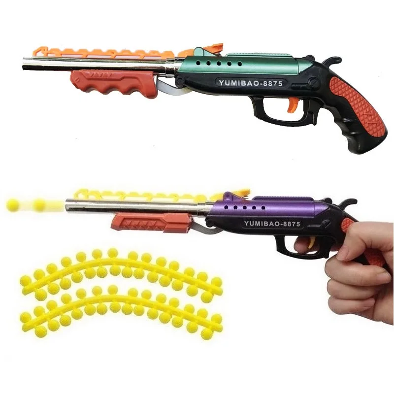 Soft Bullet Gun Double barreled shotgun pistols Children Classic toys