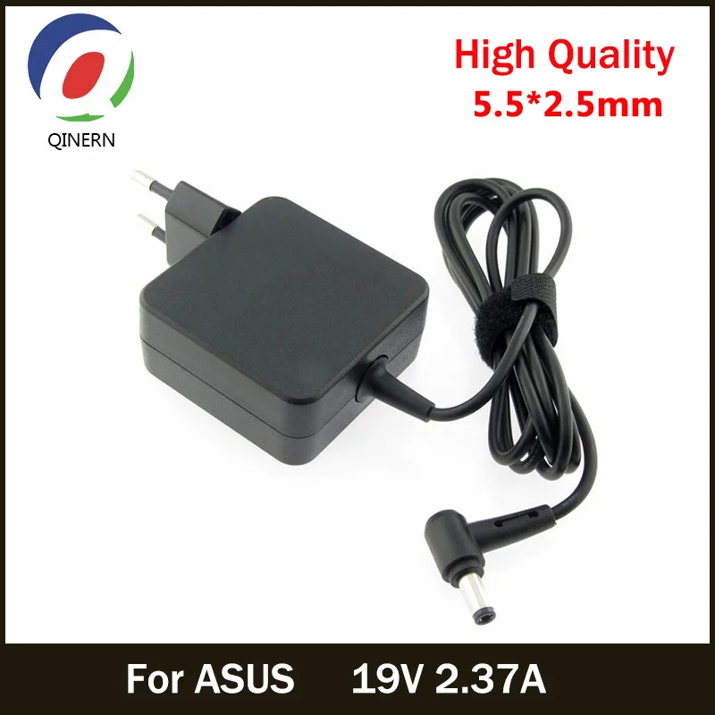 19V 2.37A 45W 5 5*2 мм зарядное устройство для ноутбука адаптер питания Asus X751MA F551C K53S K53E K52F