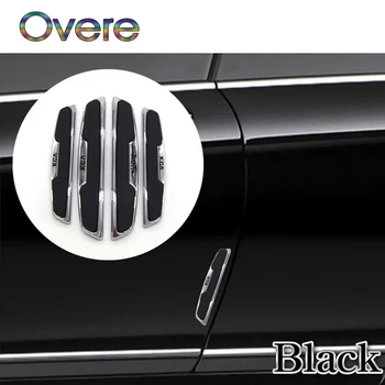 

Overe 4Pcs Auto Car Door Protector Anti-bump stickers Styling For Seat Leon Ibiza Skoda Rapid Fabia Octavia Yeti Audi A3 A4 B8