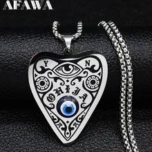 Wicca – colliers en acier inoxydable pour femmes, chaîne argentée, étoile, lune, soleil, N56702, 2021