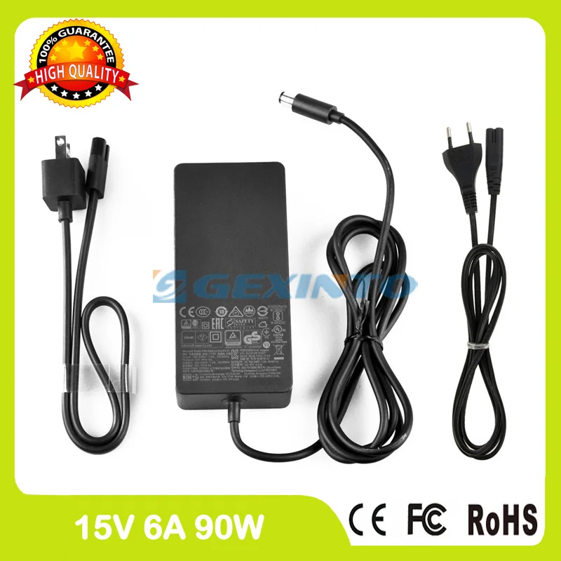 15V 6A 90W laptop charger 1749 AC Adapter for Microsoft Surface book Pro 4 Docking Station power supply