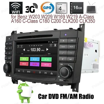 

Android4.4 Car DVD Quad Core touch screen radio For B-enz W203 W209 W169 W219 A-Class C-Class Support BT 3G WiFi DTV GPS