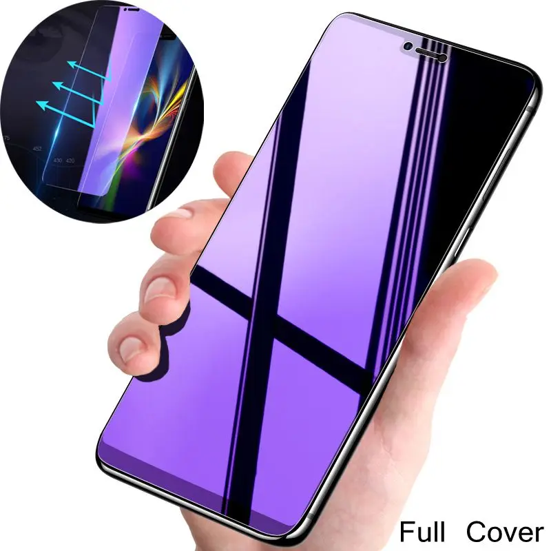 Закаленное стекло с защитой от синего излучения для Vivo Y11 Y15 Y17 Y12 2020 Y91 Y91i Y95 Y91C Y81 Y81i