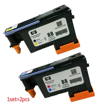 

OYfame 2PC for HP 88 Printer head for HP88 Printhead C9381A C9382A Printhead for HP K550 K5400 K8600 L7000 L7480 L7550 Printer