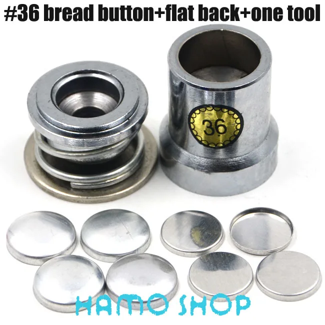

100set/lot #36 Round Fabric Aluminum Covered Cloth Button 2.15cm/21.5mm With One Tool Metal For Handmade DIY Free Shipping