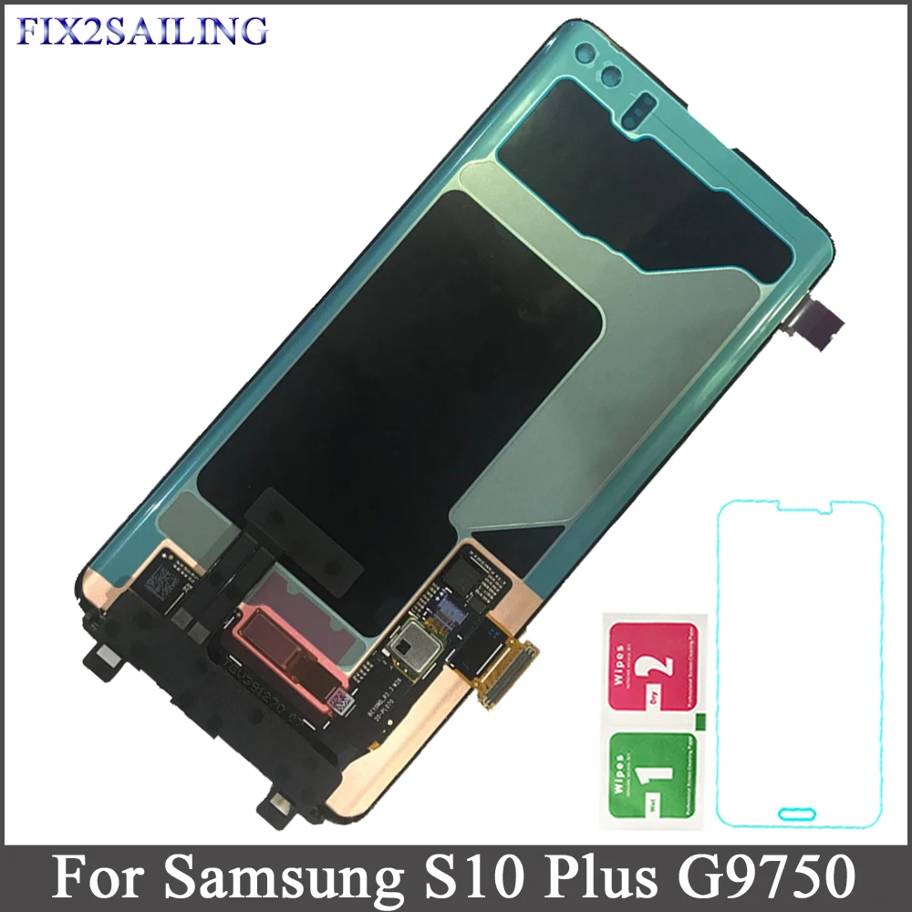 

Super AMOLED LCD Display For Samsung Galaxy S10 Plus G9750 SM-G9750 Display Touch Screen Digitizer Assembly For SAMSUNG S10 Plus