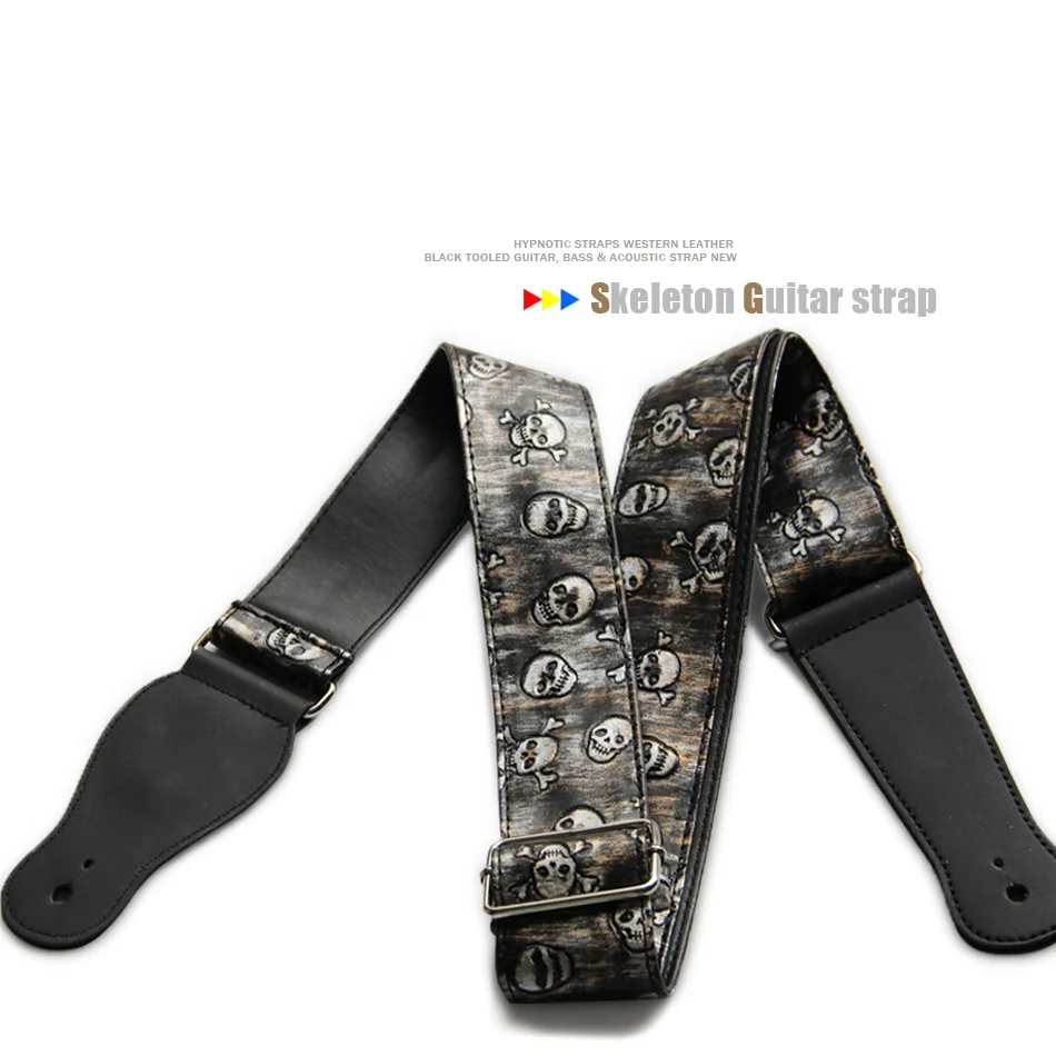 Ремень для гитары с черепом дьяволом рок You|folk guitar strap|guitar strapbass strap |