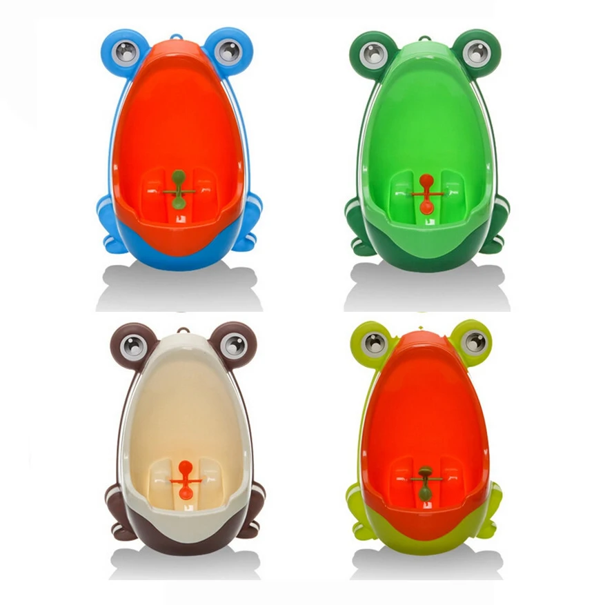 Cute Ergonomic Frog Children Baby Potty Toilet Trainers Urinals Boy 