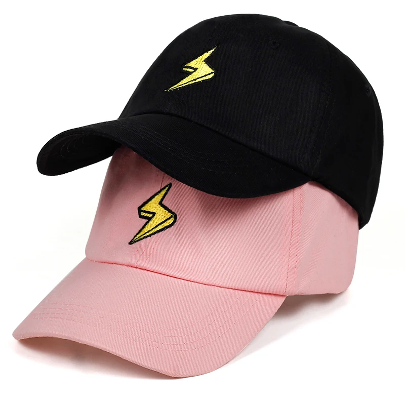 2019 جديد البرق أبي قبعة مطرزة قبعة بيسبول منحني بيل أزياء العلامة التجارية snapback الهيب هوب كاب القبعات العظام جاروس