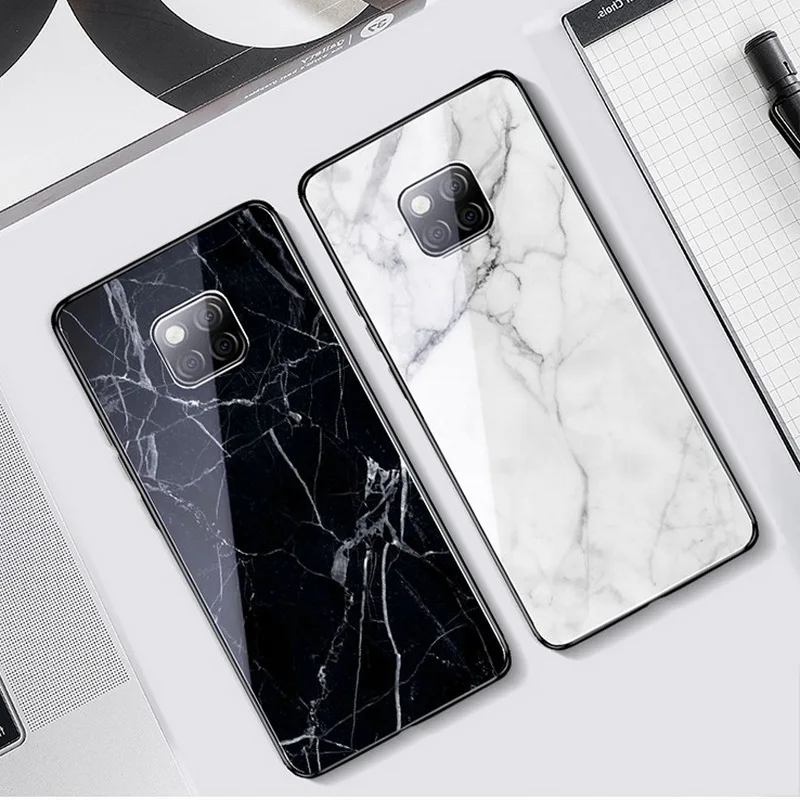 

Case For Huawei P30 Pro P30 Case For Huawei Mate 20 Pro Mate 20 Case Hard Tempered Glass Shell For Huawei Nova 4 Honor 20 Capa