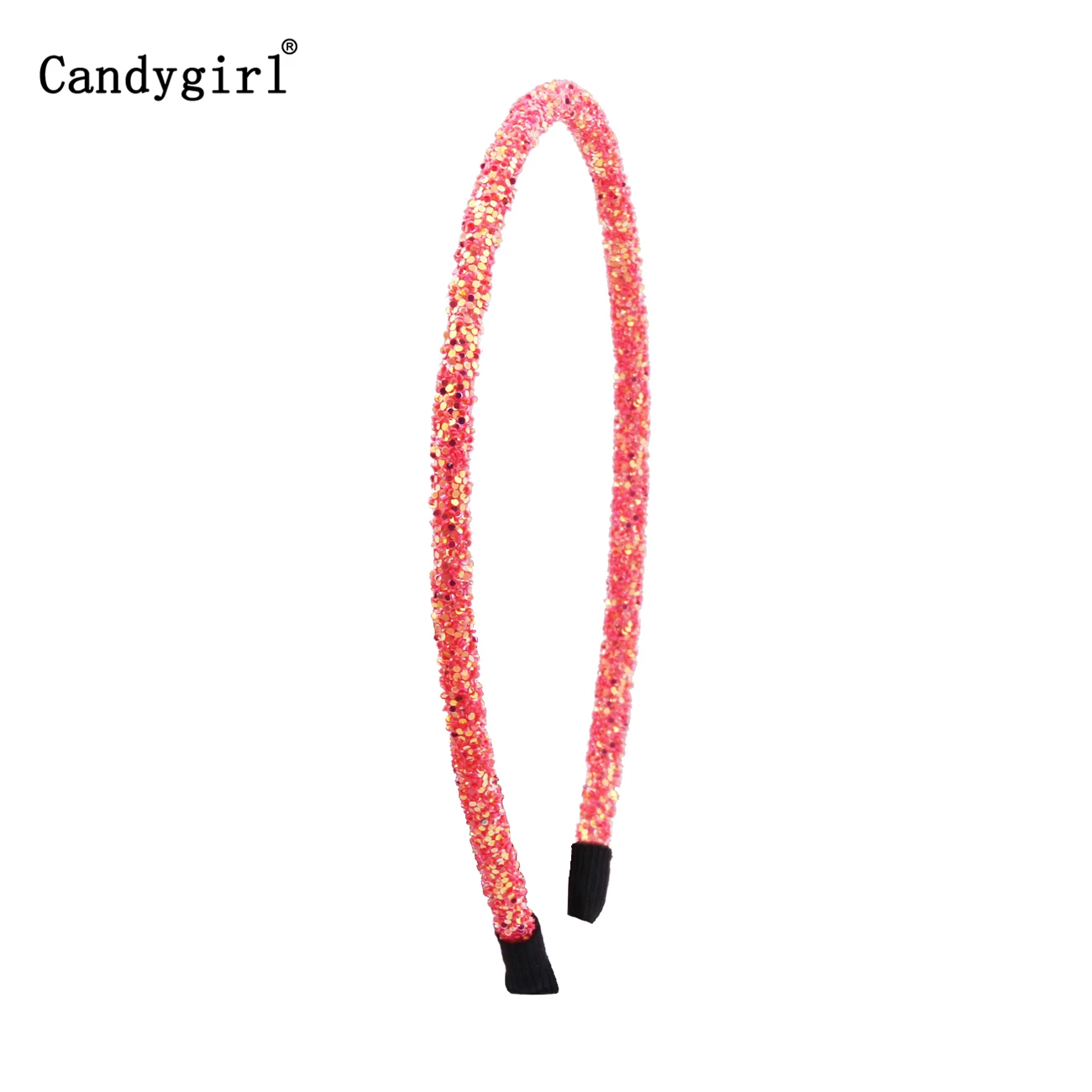 8pcs Children Glitter Shiny Sequins Headband Novelty Hair Bands Hair Hoop for Girls Women Girls Headbands Halloween Headdress large hair clip