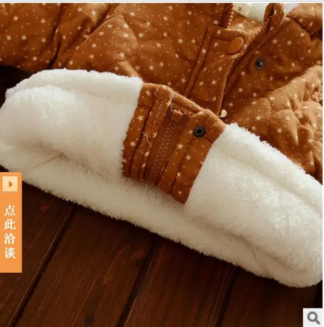 Комбинированная Вельветовая куртка детский костюм Корейская коллекция года, Новая зимняя мужская и шерстяная хлопковая куртка теплая куртка для детей возрастом до 2 лет