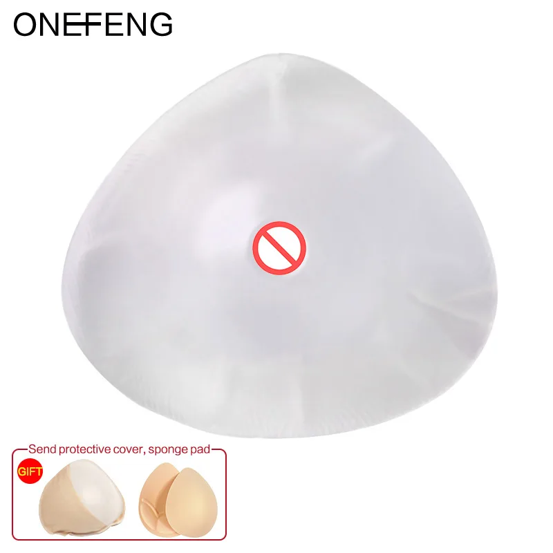 

ONEFENG Triangular Shape 150-300g/pc Silicone Breast Form Woman Fake Boob Artificial Breast Prosthesis Tits for Mastectomy