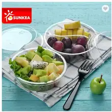 Одноразовая ПП пластмассовая посуда с крышками для микроволновой печи и морозильной камеры