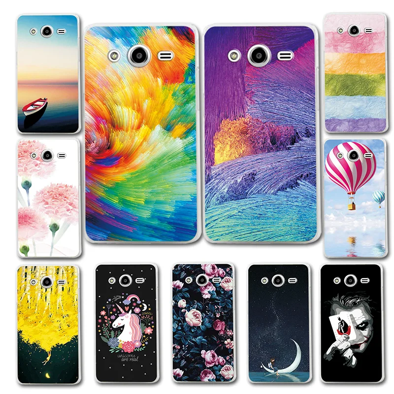 

Novelty Soft TPU Printed Case For Samsung Core2 SM-G355H Silicone Back Phone Capa Cover For Galaxy Core 2 SM-G355H Case Fundas