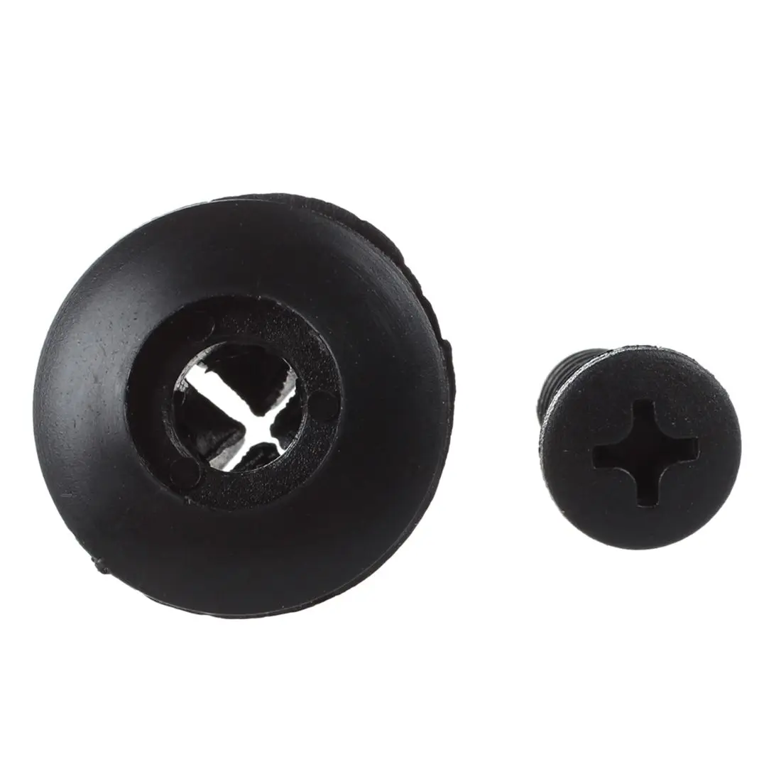 20 Pcs 8mm Hole Push in Expanding Screw Panel Clips Plastic Rivet