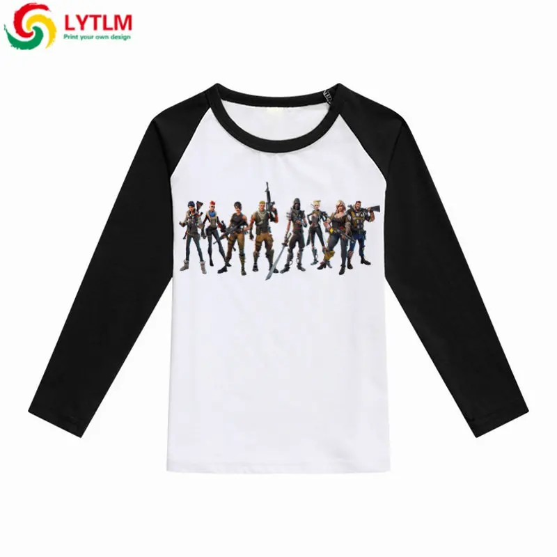 

LYTLM Children Clothes boy Fortnited Baby Girl Tshirt Roupa Menina Baby Boy Long Sleeve Shirts Combed Cotton Tee Shirt Enfant