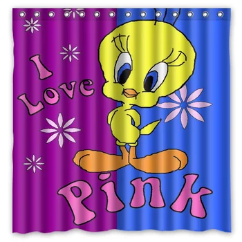 

High Quality Tweety Bird Polyester Waterproof Bathroom Shower Curtains & Shade/Terylene Curtain Thickening/ 180*180cm
