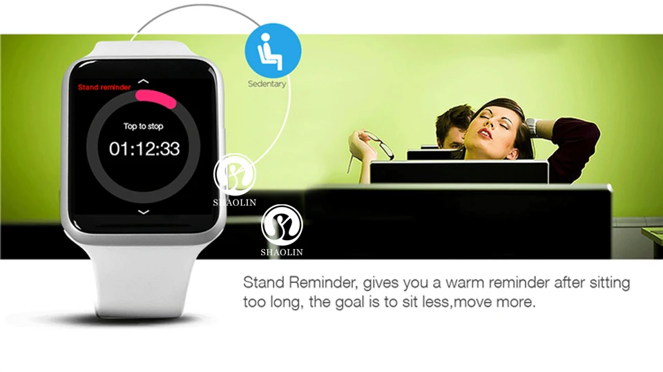 SHAOLIN Bluetooth Smart Watch Heart Rate Monitor Smartwatch Wearable Devices for iPhone IOS and Android Smartphones apple watch-20