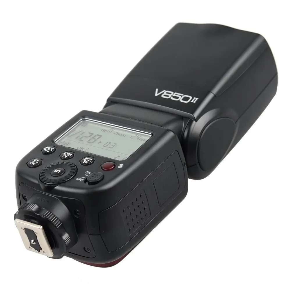 Вспышка для камеры Godox Ving V850II GN60 2,4G 1/8000s HSS Speedlight с литий-ионным аккумулятором емкостью 2000 мАч, время повторного использования-1,5 с