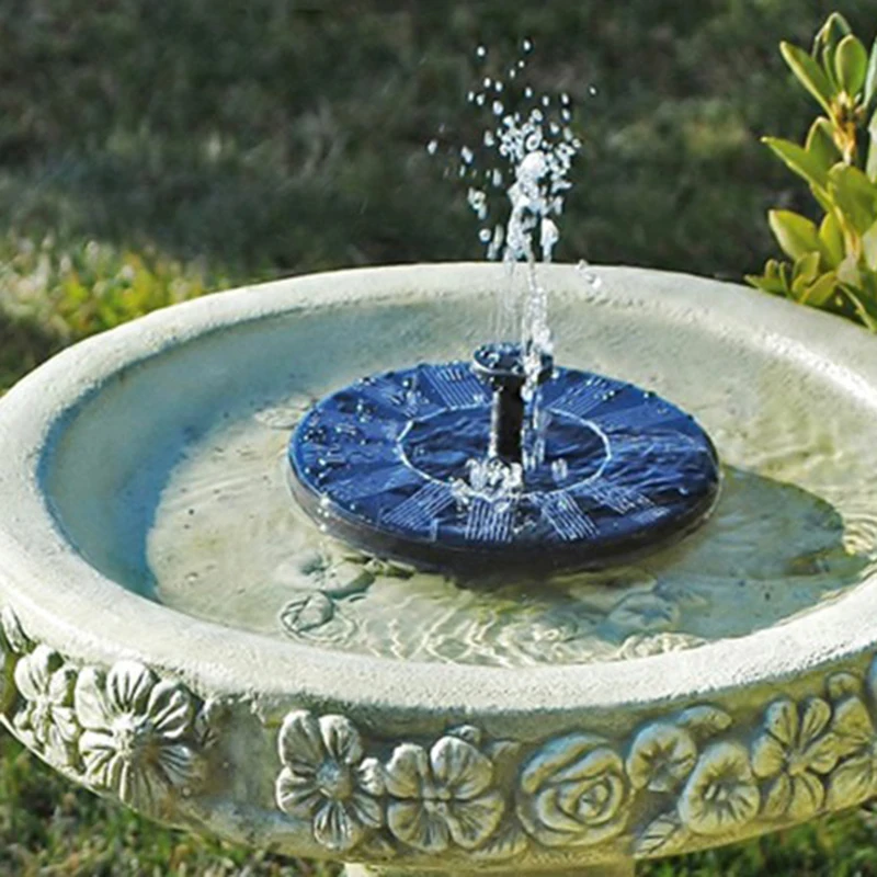

180L/H Solar Fountain Solar Water Fountain Garden Pool Pond Outdoor Solar Panel Fountain Floating Fountain Garden Decoration