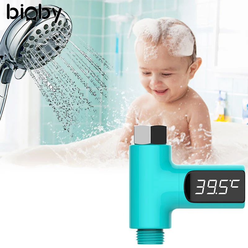 

High Quality Baby Shower Water Thermometer LED Digital Display Newborn Bathing Bath Care Safety Use For Bathroom Water Faucet