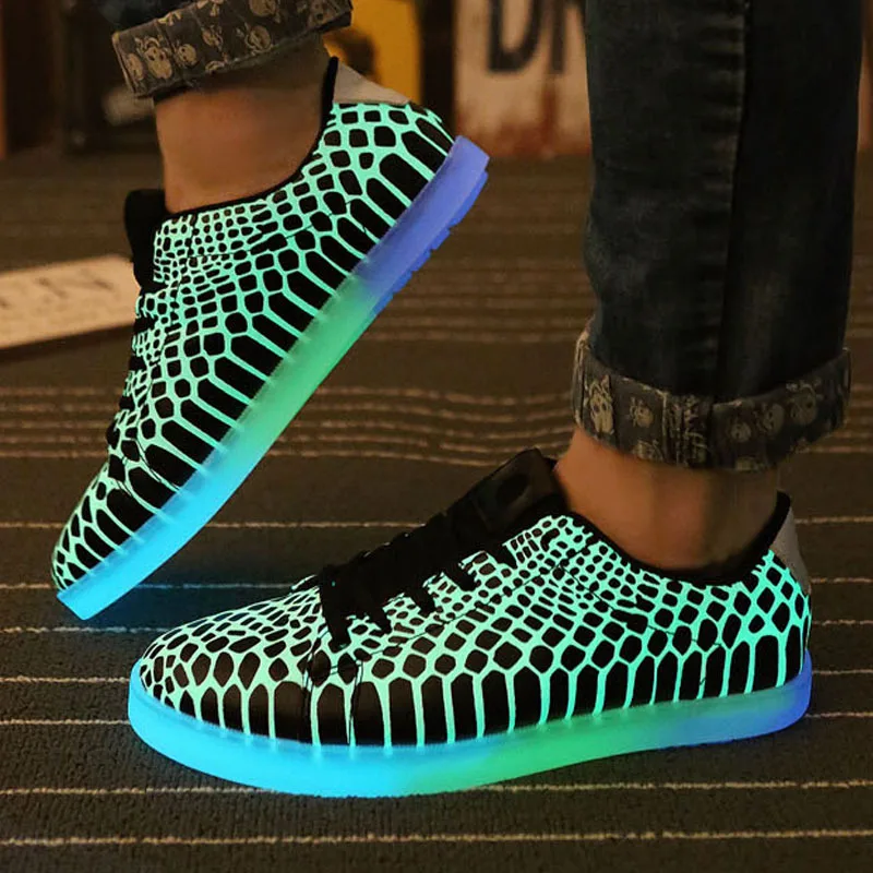 led shoes for men