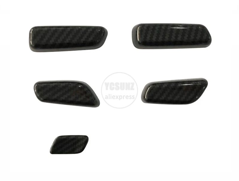 Покрытие для автомобильных сидений из углеродного волокна с кнопкой памяти для mazda cx5 CX-5 внутренние детали для автомобильных сидений Автомобильные аксессуары YCSUNZ
