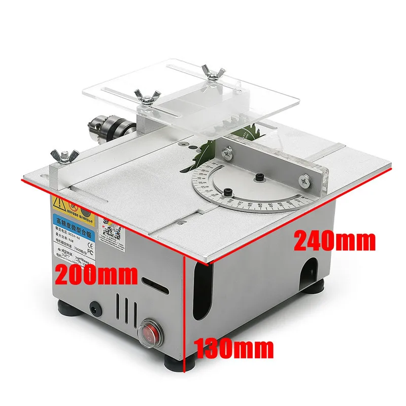 DC 12-24V T6 Mini Precision Table Saws DIY Wood Working Lathe Polisher Drilling Machine