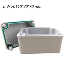 110*80*70mm 1 pcs project box plastic desk-top electronic ABS Enclosure Instrument Case waterproof IP67 housing case 110*80*70mm 1 pcs project box plastic desk-top electronic ABS Enclosure Instrument Case waterproof IP67 housing case