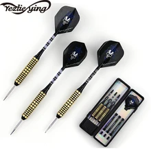 New YEZLIEYING 3 Pieces / Set of Professional Darts 25 Grams of Black Steel Tip Darts Aluminum Alloy Darts New YEZLIEYING 3 Pieces / Set of Professional Darts 25 Grams of Black Steel Tip Darts Aluminum Alloy Darts
