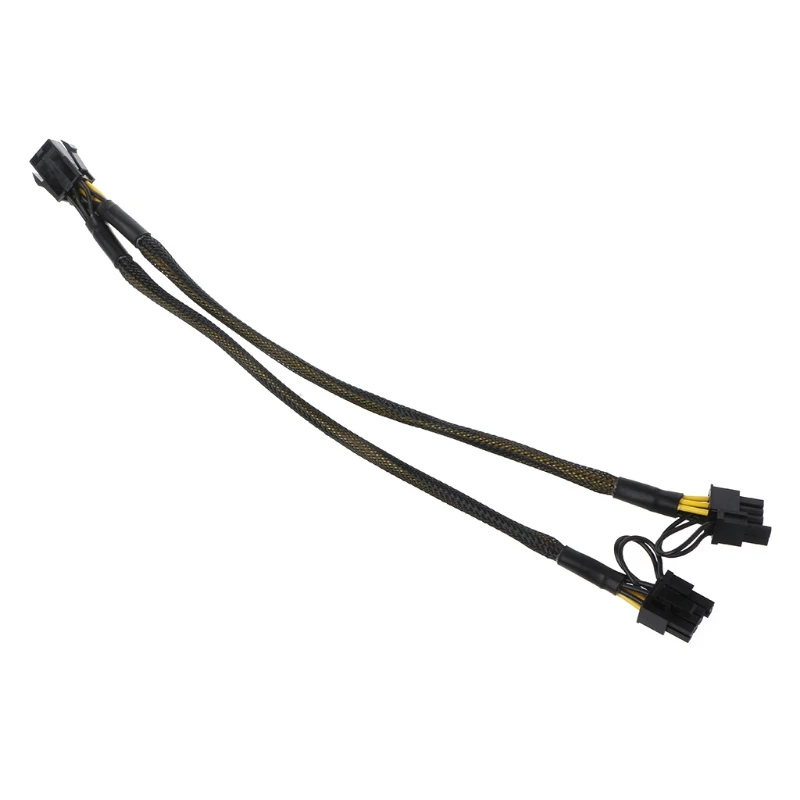 PCIE 6Pin female Y Splitter to Dual PCI-E 8Pin(6+2)male cable for BTC/ETH Mining
