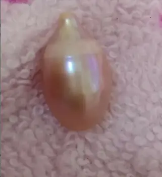 

huge 19mm natural south seas pink loose pearl undrilled match bail