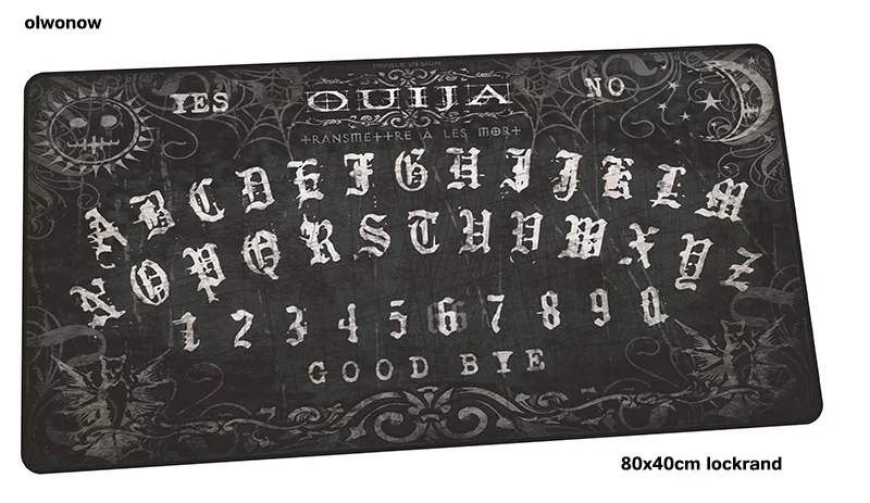 Ouija коврик для мыши 80x40 см самые дешевые коврики для мыши лучший игровой коврик для мыши геймер HD печать персонализированные коврики для мыши Клавиатура ПК коврик - Цвет: Size 800x400x2mm