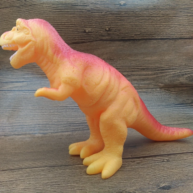 Резиновые динозавра Pet Puppy Dog Cat игрушки писк играет Жевательная звуковая игрушка