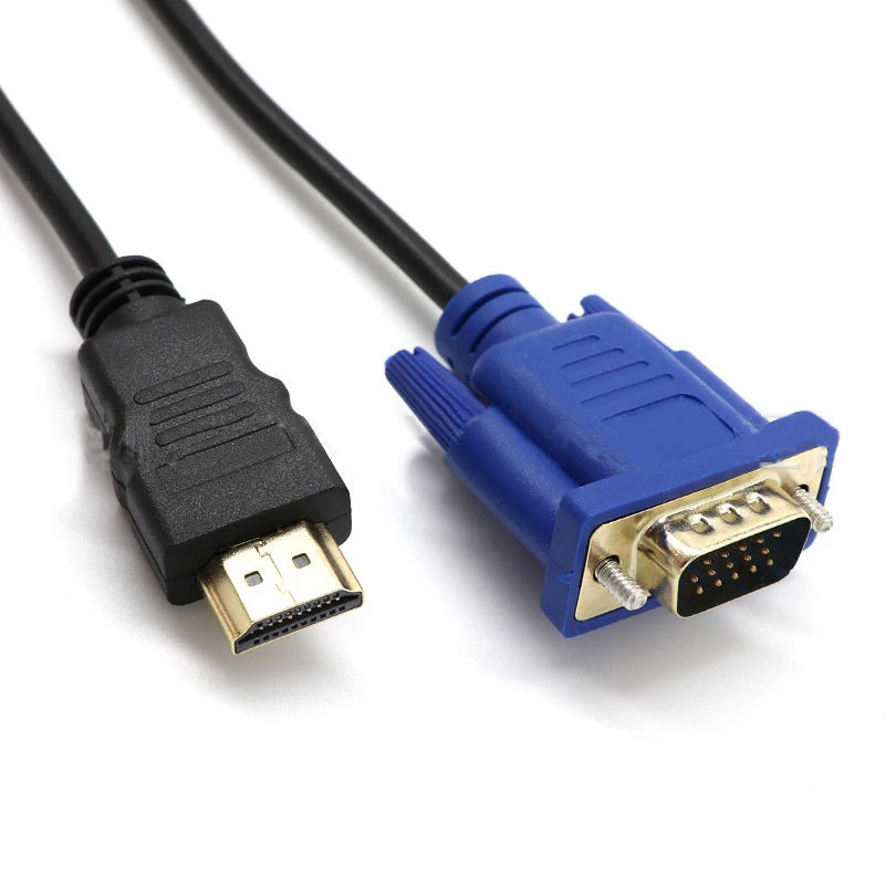 Urijk 1 шт. HDMI штекер к VGA Штекерный кабель адаптер м 8 3 0 конвертер монитор свинцовый