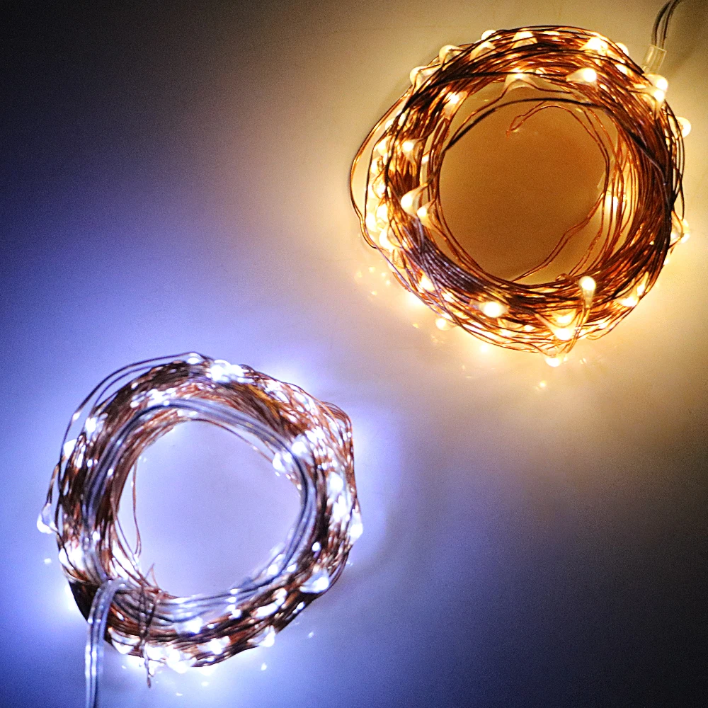 ITimo светодиодный светильник Строка Гирлянда солнечной энергии Медный провод строка легкий хлопок мяч свет Guirlande Lumineuse рождественских
