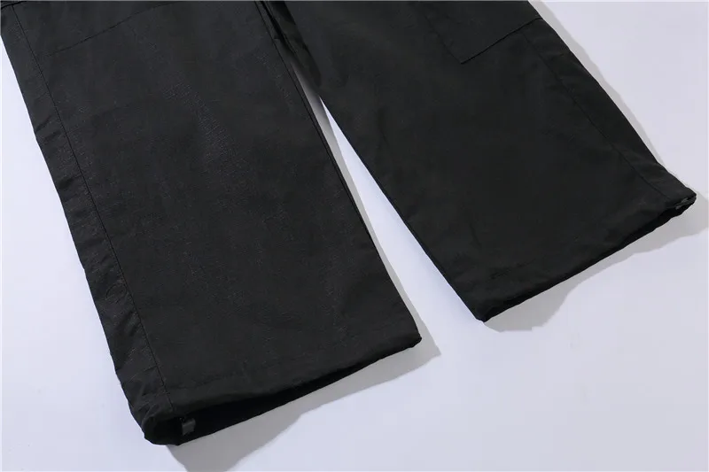 Дропшиппинг 2019 Весна Высокое качество стример мульти-карман брюки карго Брюки мужские модные высокие уличные Харлан брюки женские