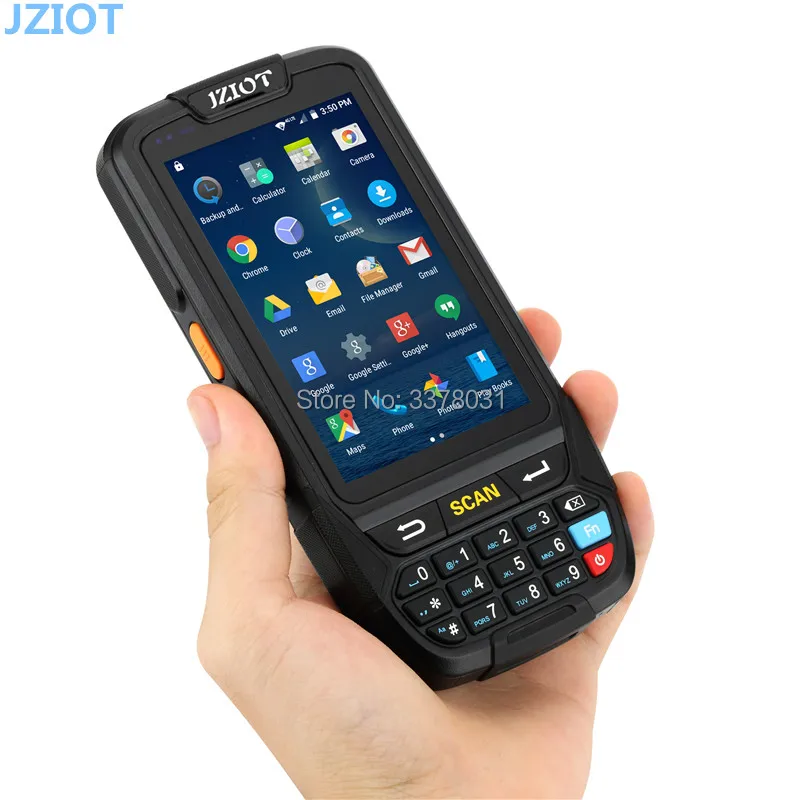 Pda портативный термальный 4G беспроводной Android 1D 2D лазерный сканер штрих-кода