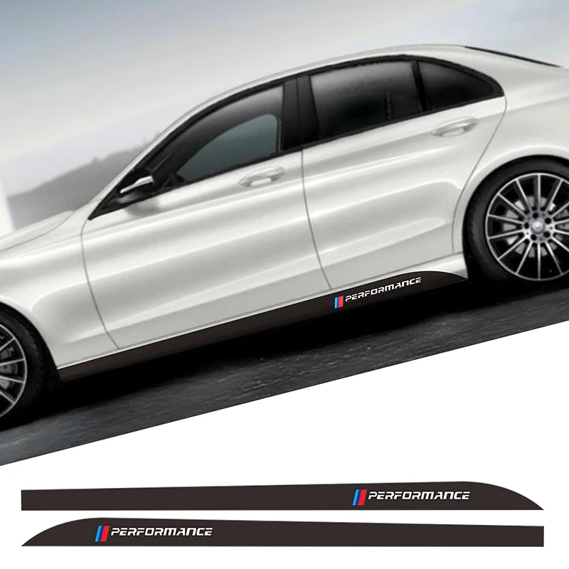 Для BMW E90 E92 E93 F20 F21 F30 F31 F32 F33 F34 F15 F10 F01 F11 F02 G30 M производительность сбоку юбка порог в