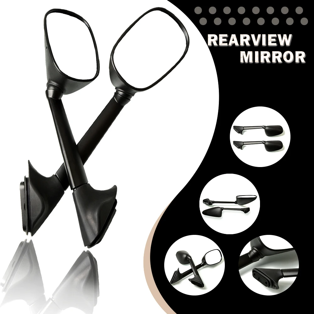 

Universal Motorcycle mirror side Rearview Moto scooter Accessories For Suzuki GSF 600 1200 Bandit S GSX R 600 750 1000 SV 650 S