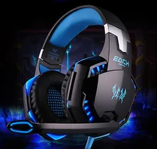 High Quality EACH G2000 Gaming Headset Deep Stereo Bass Computer Game Headphones with microphone LED Light for computer PC Gamer