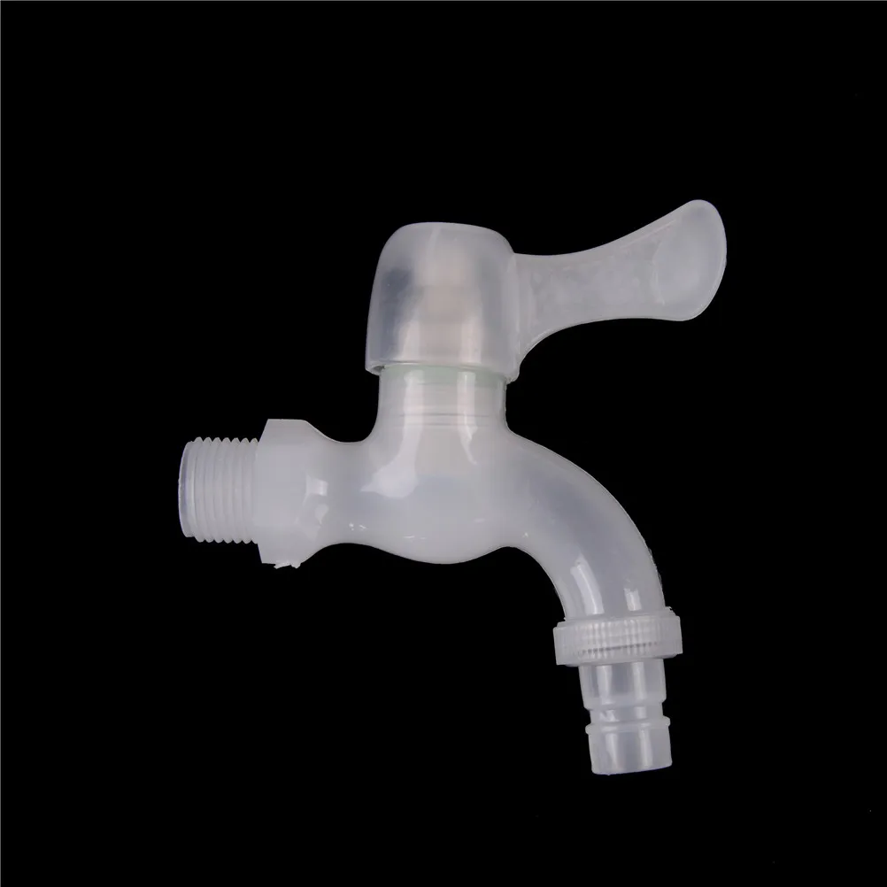 1pcs Water Tap Faucet Plastic Faucet Tap Thread White Small